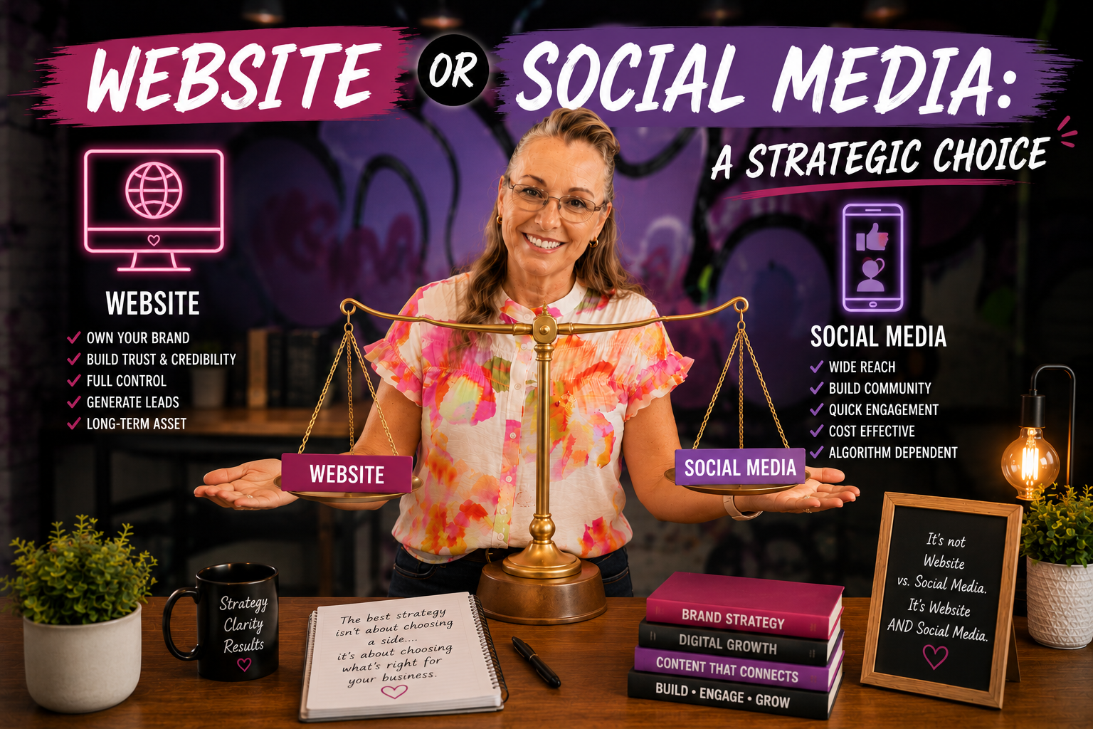 Website or Social Media: A Strategic Choice